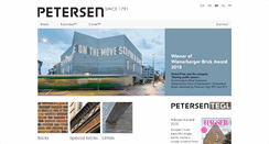 Desktop Screenshot of en.petersen-tegl.dk